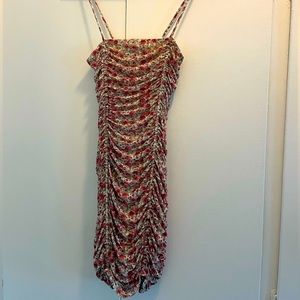 Beautiful flower mini dress